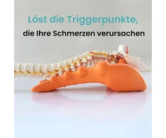Neuleben Therapoint trigerinių taškų masažuoklis originalus nugaros tempiklis kaklo pagalvėlė kaklo ir pečių atpalaidavimui viršutinės nugaros masažo taškas trapecinis ir kaklo masažuoklis