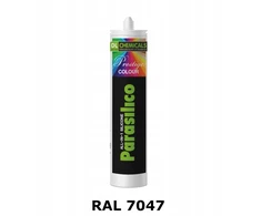 Neutralus sandarinimo silikonas Parasilico Prestige 4in1 šviesiai pilkas ral 7047