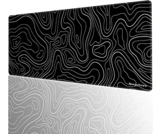 Ningchuya pelės kilimėlis, 600 x 300 mm žaidimų pelės kilimėlis, didelis stalo kilimėlis pagerina greitį ir tikslumą, neslystantis pelės kilimėlis, skirtas pc, biurui, nešiojamam kompiuteriui, kompiuteriui (60 x 30 heixianeu)