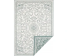 Northrugs lauko/vidaus kilimas, tinkantis terasoms ir balkonams Bougari 80x150 cm, žalias/smėlio spalvos