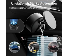 Offcurve magnetinis telefono laikiklis automobiliui, telefono laikiklis automobiliui su vakuuminiu siurbtuku, naudojamas abiejose pusėse, automobilinis telefono laikiklis 360° pasukamas, nešiojamas telefono laikiklis automobiliui, skirtas iphone android,