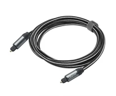 Oluote optinis audio kabelis, toslink kabelis, aliuminio korpusas, abs jungtis, skaitmeninis optinis kabelis soundbar, televizoriui, ps4, XBOX, žaidimų konsolei ir daugiau (1.5 m)