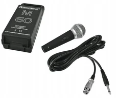Omnitronic M-60 Dinaminis mikrofonas su jungikliu, dėklu ir laidu