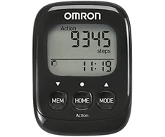 Omron Pedometer Walking Style Iv, juodas