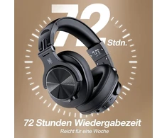 Oneodio bluetooth ausinės virš ausų, uždaros studijinės ausinės su share port, laidinės ir belaidės profesionalios dj ausinės elektriniams būgnams, pianinui, gitarai, amp įrašymui ir monitoringui