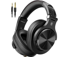 Oneodio bluetooth ausinės virš ausų, uždaros studijinės ausinės su share port, laidinės ir belaidės profesionalios dj ausinės elektriniams būgnams, pianinui, gitarai, amp įrašymui ir monitoringui