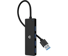 Ootday Usb C ethernet adapteris, 4 viename Usb C multiport su greitu duomenų perdavimu, Usb 3.0 Usb plėtinys, suderinamas su staliniais kompiuteriais ir kitais nešiojamaisiais kompiuteriais