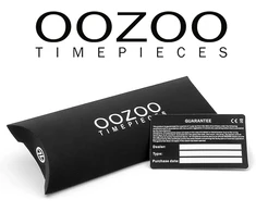 Oozoo Junior Basic Neon Line laikrodis su odiniu dirželiu, 40 mm, įvairių dizainų
