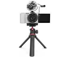 Ordro G730 5k 64mp Hd Vlog Micro Single Camera, 12x optinis priartinimas, skirtas vaizdo įrašų kūrimui, 3.2 colių Ips jutiklinis ekranas, Wdr, Wifi, skirtas Youtube (baltas rinkinys)