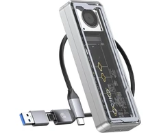 Orico 40 gbps m.2 nvme ssd dėklas, usb4 nvme dėklas su efektyviu aušinimo ventiliatoriumi, palaiko 2230 2242 2260 2280 (m key), suderinamas su thunderbolt 4/3 usb4/3.2/3.1/3.0/2.0