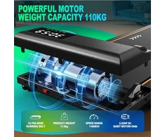 Orisyn vaikščiojimo takelis bėgimo takelis namams: bluetooth bėgimo takeliai 1-6 km/h treadmill for home su 2.25hp varikliu - nereikia surinkti