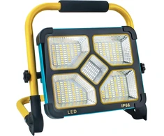 Ouside led statybinis prožektorius su trikoju, nešiojamas led prožektorius su 10500 mah baterija, c tipo ir saulės įkrovimas, 4 šviesos režimai - idealus remontui, statybvietei, avariniams atvejams