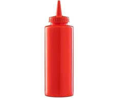 Padažų dozatorius raudonas 350ml Forgast Fg03218
