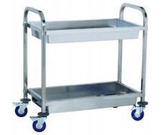 Padėklų vežimėlis 2 lentynų Szron Wt-a00902 Rb-2