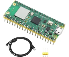 Pagrindinė plokštė Pico W Raspberry-pi mikrovaldiklių plokštė su Wifi, iš anksto lituota jungties atrama 2.4/5 Ghz, pagrįsta Rp2040 mikrovaldiklių lustu, dviejų branduolių arm procesorius palaiko C/c++/python