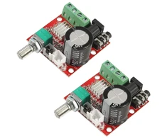 Pam8610 Mini Stereo Stiprintuvas 10w+10w D Klasės 12v Dc