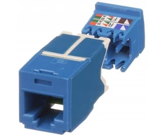 Panduit Mini-com Kat.6a modulis, mėlynas, Cj6x88tgbu