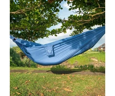 Parašiutinis hamakas compact - originalas nuo 1996 m. | royal mėlynas | lengvas, rankų darbo ir tvarus | 320 x 155 cm, tik 500g | greitas surinkimas < 1 min | stovyklavimui, hamakas