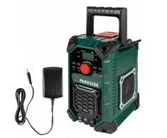 Parkside akumuliatorinis statybinis radijas su bluetooth 20 V Pbra 20 B2