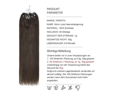 Parxitn micro ring tikrų plaukų priauginimas, 1 g/sruoga, 50 g, micro ring žmogaus plaukai, 50 micro loop plaukų priauginimų pakuotė
