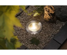 Paulmann Vanea 94748 Led lauko šviestuvas įleidžiamas grindų šviestuvas atsparus sūriam vandeniui Ip67 apvalus 160 mm 3000 K 15.5 W 800 lm 230 V aliuminis šiltai balta