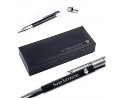 Pendrive 2 Gb Usb 2.0 su rašikliu ir dėklu, juodas