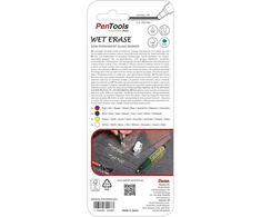 Pentools by Pentel Smw26 Smw26-pro4mx1eu stiklo žymeklis laikiniam žymėjimui, nuvalomas drėgna šluoste nuo lygių paviršių, nuožulnus galiukas (1,5-4,0 mm linija), 4 vnt. pakuotė – įvairių spalvų, 1 lizdinė plokštelė