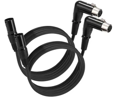 Stiprintuvas Permust 2 vnt. xlr kabelis, stačiu kampu mikrofono kabelis, 2 m xlr kištukas į xlr lizdą, xlr jungiamasis kabelis, mikrofono xlr subalansuotas garso ilgintuvas, 3 kontaktų adapteris xlr kištukas