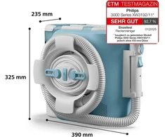 Philips 3000 serijos apmušalų valiklis-plaunantis dulkių siurblys - dėmių šalinimas, fresh boost, išmanusis valdymo skydelis, automatinė savaiminio išsivalymo funkcija, idealiai tinka kilimams ir apmušalams (xw3192/11)