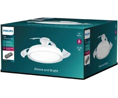 Philips Bliss Led Dc lubų ventiliatorius su šviestuvu 28 W + 35 W 2700-5500 K baltas