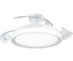 Philips Bliss Led Dc lubų ventiliatorius su šviestuvu 28 W + 35 W 2700-5500 K baltas