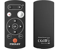 Pholsy ml-l7 bluetooth belaidis kameros nuotolinio valdymo pultas, belaidis nuotolinis užrakto atleidimas, suderinamas su nikon z30, z6 ii, z7 ii, su fc, z50, coolpix b600, a1000, p1000, p950