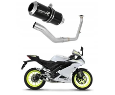 Pilnas išmetimo sistemos komplektas Dominator Gp Juodas Yzf R125 (2021-2024)