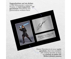 Plakatas Hwc Trading Hayden Christensen A4 be rėmelio, pasirašytas, spausdintas autografų paveikslėlis, nuotraukų ekranas, dovana Star Wars Anakin Skywalker filmų gerbėjams