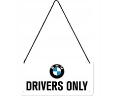 Plakatas Nostalgic Art Pakabukas Bmw-drivers Only 10 x 20cm