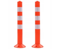 Plastikiniai kelio stulpeliai, 2 vnt., 75 cm