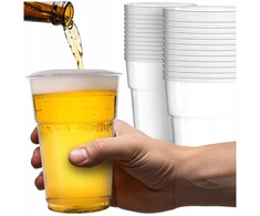 Plastikinis bokalas alui, 400 ml, 800 vnt., bespalvis
