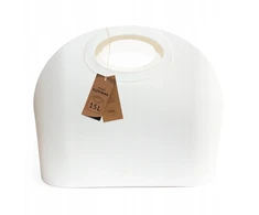 Plastikinis pirkinių krepšelis Maxi Flexibag 15l baltas