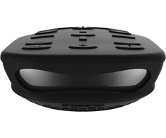 Playvital silikoninis dėklas ps5 media remote pulteliui, apsauginis dėklas, ergonomiškas dizainas, pilnas korpuso apsauginis dėklas, skirtas Playstation 5 pulteliui, juodas