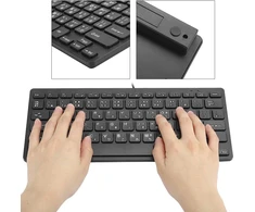 Plona Usb klaviatūra su 78 klavišais, tyli, su neslystančiomis kojelėmis
