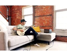 Positive Grid Spark gitaros stiprintuvo krepšio rinkinys: 40 vatų elektrinė gitara, bosinė ir akustinė kombinuota stiprintuvas su mobiliąja programėle ir specialiu nešiojimo dėklu