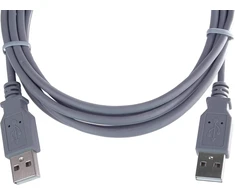 Premiumcord Usb 2.0 didelės spartos kabelis M/m 3 m, A Male į A Male, Usb jungties kabelis Hdd ir kt., dvigubai ekranuotas, Awg28, pilka spalva, ilgis 3 m