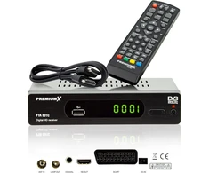 Premiumx kabelinis imtuvas Dvb-c Fta 531c Digital Fullhd Scart Hdmi Usb Media Player, Tv imtuvas kabelinei televizijai