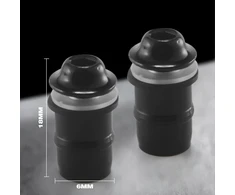 Priekinio stiklo varžtai, 10 vnt. motociklų priekinio stiklo tvirtinimo varžtų pakuotė, m5 x 16 mm motociklų priekinio stiklo varžtai, atsuktuvas, priekinio stiklo tvirtinimo varžtai (juodi)