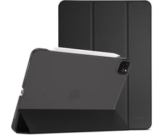 Procase dėklas, skirtas 12.9 colių Ipad Pro 2022/2021/2020/2018 (6/5/4/3 kartos), apsauginis dėklas, lengvas, plonas, kietas išmanusis dėklas, suderinamas su 12.9 colių Ipad Pro, juodas