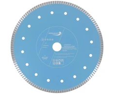 Prodiamant f33 profesionalus deimantinis pjovimo diskas, skersmuo 230 mm, skirtas akmenims, granitui ir plytelėms, skylė 22,2 mm m14, ypač plonas deimantinis diskas akmeniui