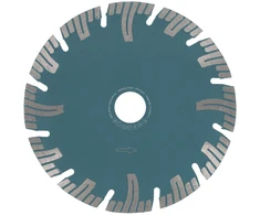 Prodiamant profesionalus deimantinis pjovimo diskas granitui Super Speed Cut Double Pack 150 mm x 22.2 mm su apsauginiais segmentais sienų griovelių frezoms