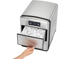 Proficook Pc-ewb 1187 ledo kubelių gaminimo aparatas su jutikliniu valdymu, paruošia per kelias minutes, 3 ledo kubelių dydžiai, aukštos kokybės nerūdijančio plieno korpusas