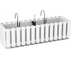 Prosperplast Balkoninė gėlių dėžė Fencycase 600w su laikikliais