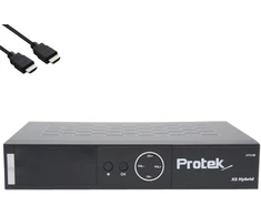 Protek X2 Combo 4k - Uhd Hdr Dvb-s2 &amp; Dvb-c/t2, Openatv E2 Linux Sat &amp; Cable / T2 imtuvas, Smart Tv Box, Youtube, įrašymo funkcija, kortelių skaitytuvas, Media Player, Usb 3.0 + Wifi &amp; Easymouse Hdmi kabelis